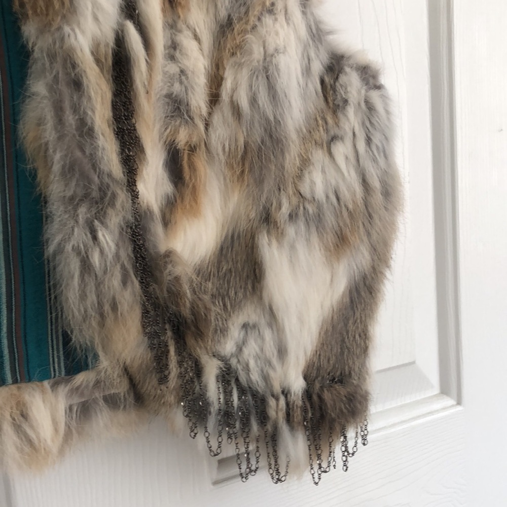 PITC Real Rabbit Fur Vest - Picture 4 of 14